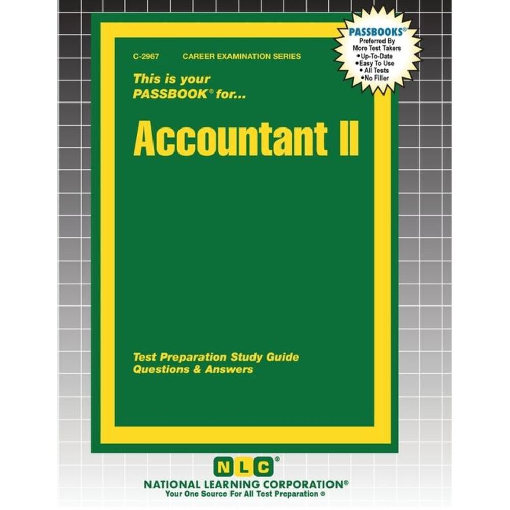 Accountant II -- Passbooks